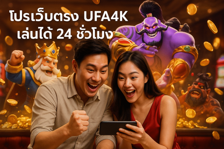 โปรเว็บตรง UFA4K เล่นได้ 24 ชั่วโมง