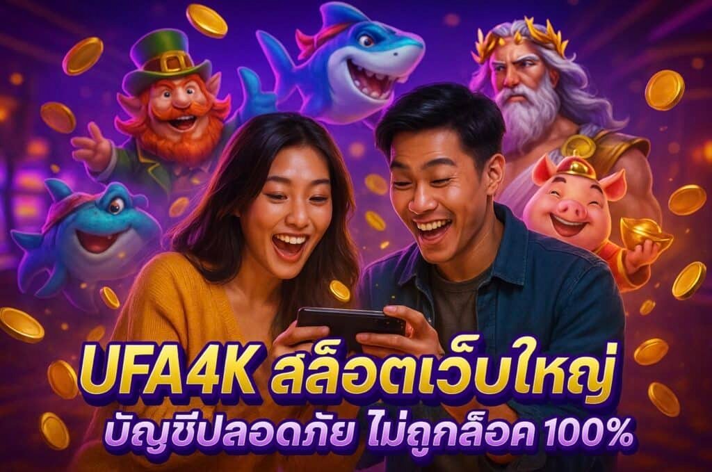 UFA4K สล็อตเว็บใหญ่ บัญชีปลอดภัย ไม่ถูกล็อค 100%